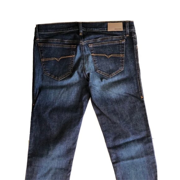 Diesel Women's Blue Denim Slim Skinny Low Waist Jeans  W27 L32 - Picture 5 of 12